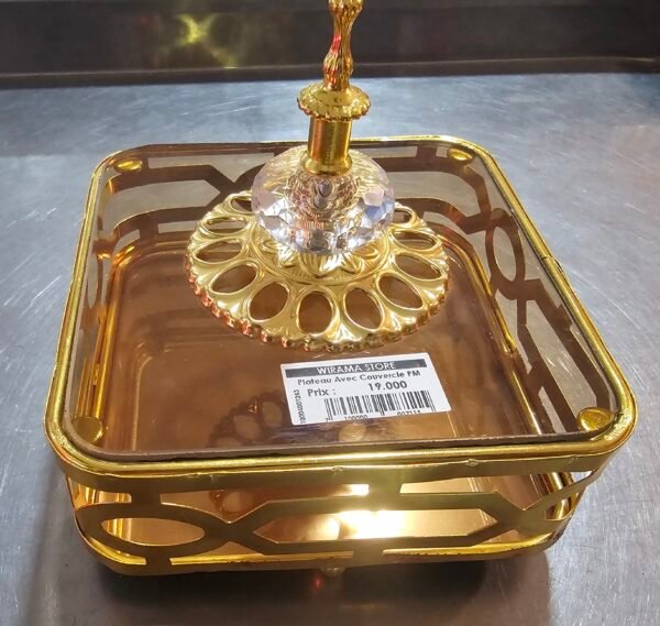 طبق بالغطاء حجم صغير