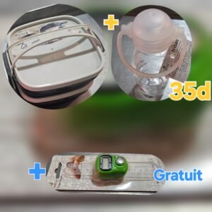 صندوق لمجة + قارورة ماء + هدية